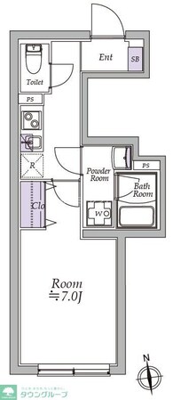 アトリオフラッツ高円寺の物件間取画像